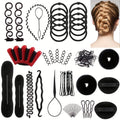 Hair Accessories 81-Piece Styling Kit with Bun Makers, Curlers, Clips, Pins and Braiding Tools — image 16
