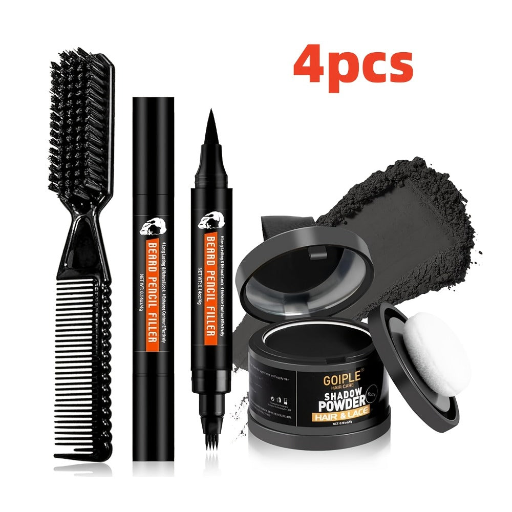 Beard Oil & Balm Grooming Kit for Men – 9-Piece Complete Beard Care Set with Conditioner Wash Brush Comb Clippers Travel Pouc