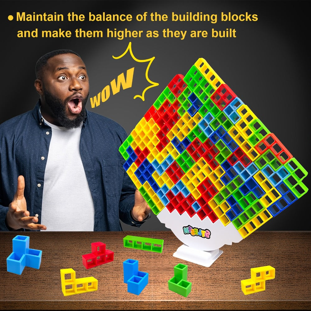 Balancing Stacking Blocks Game Set with the Listed Color, Size or Set Options for Everyday Use — image 1