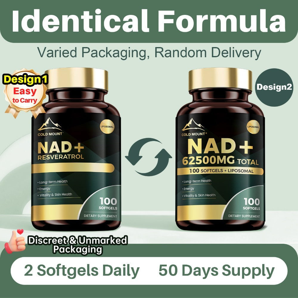 NAD+ Supplement 62500mg with Nicotinamide Riboside & Trans-Resveratrol, Healthy Aging, Brain Health — image 10