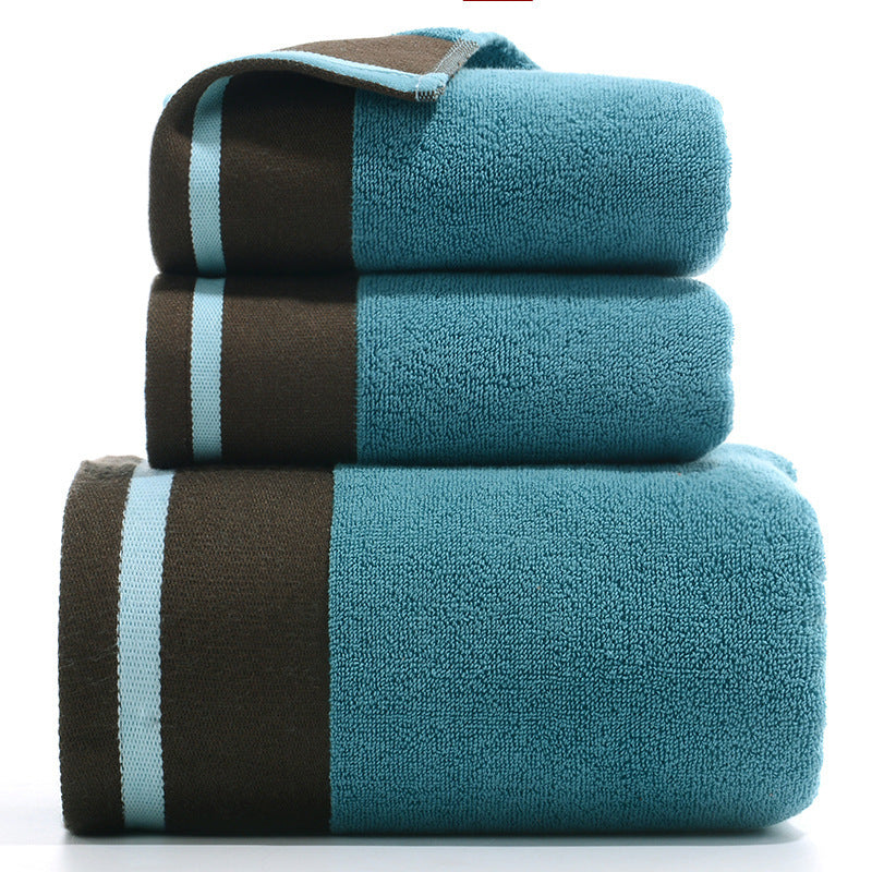 Pure Cotton Towel 3 Piece Set - Hand & Bath Towel Collection