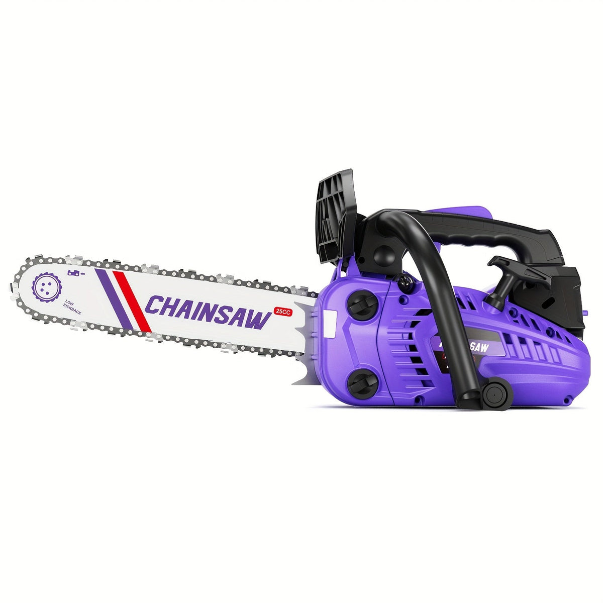 Mixed Gas Chainsaw Options with 12-Inch Compact Color Models and 20-Inch BlackRed Configuration — image 1