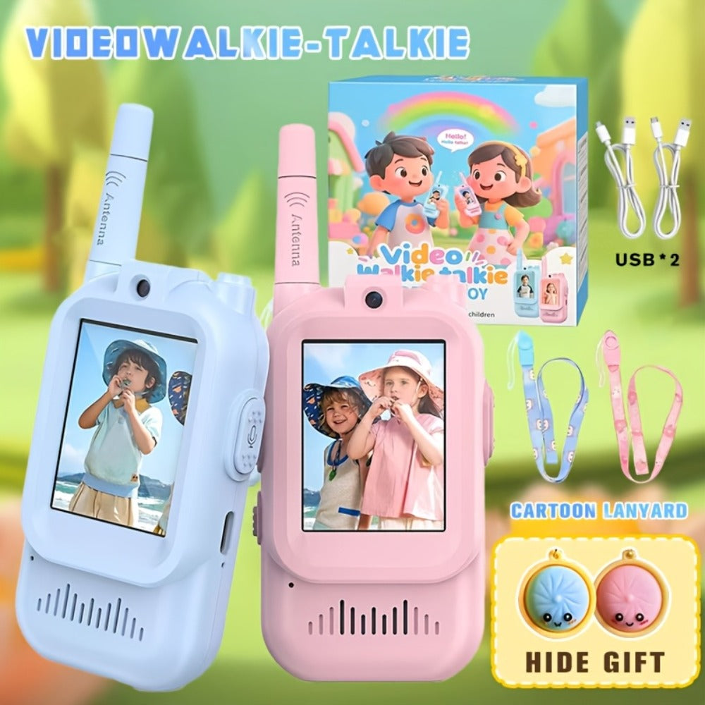 2-Pack Kids Walkie Talkie Toy 2.4GHz, Video Call, Voice Changer & HD Camera, Long-Range Wireless Communication — image 12