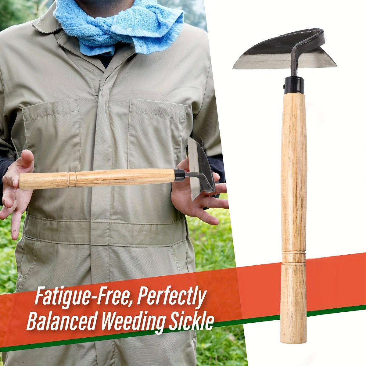 Garden Sickle for Garden, Patio and Yard Use, with the Listed Configuration, for Everyday Use and Organized Storage — image 2