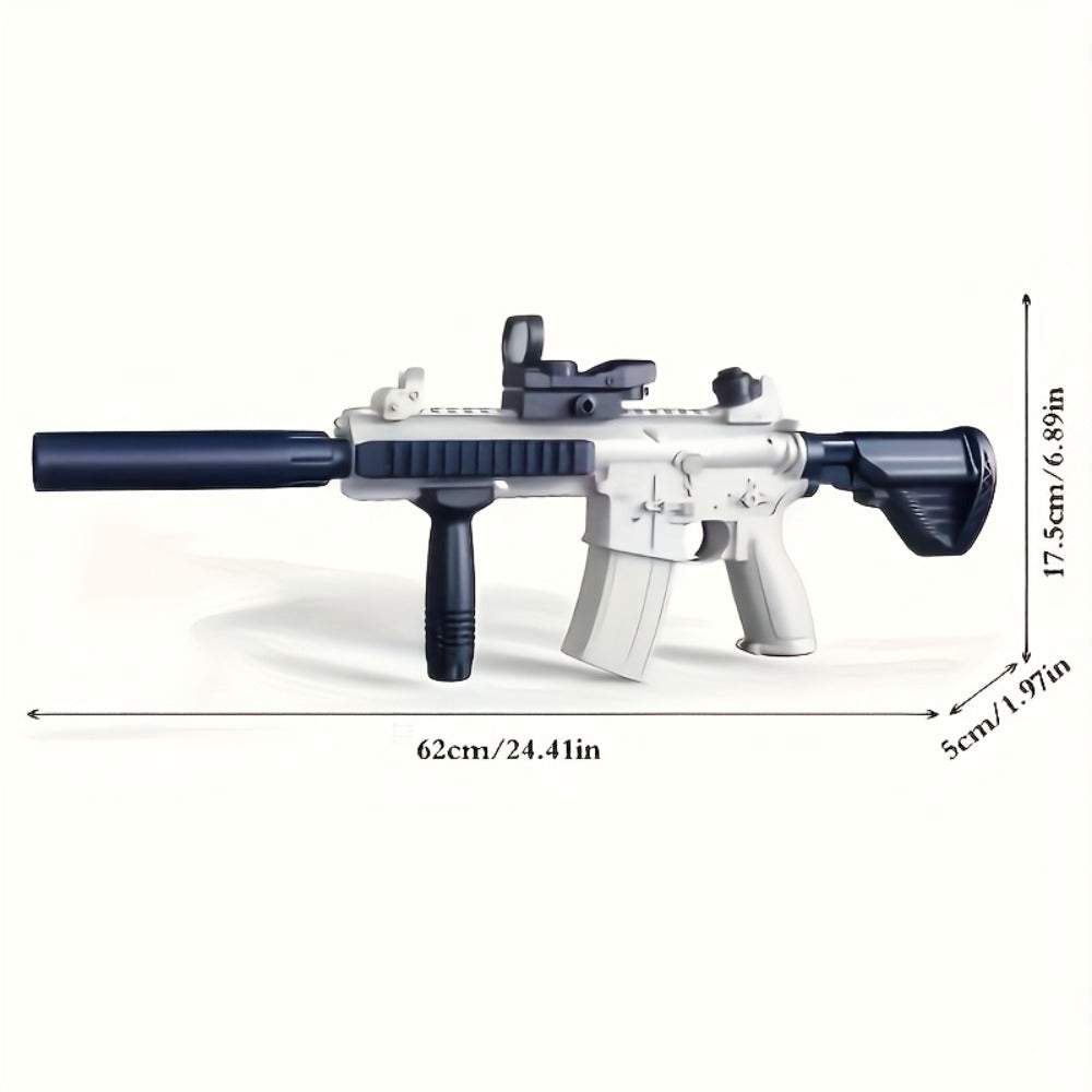 Continuous-Fire Water Gun for Kids & Adults, High- Long-Range Squirt Blaster for Summer Beach Pool Backyard Outdoor Play — im