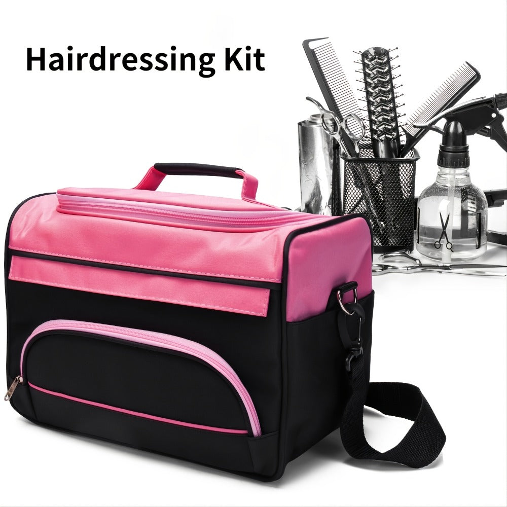 Hairdresser Tool Bag Multi-Functional Salon Styling Organizer for Professionals with Adjustable Strap Large Capacity Hair Mak