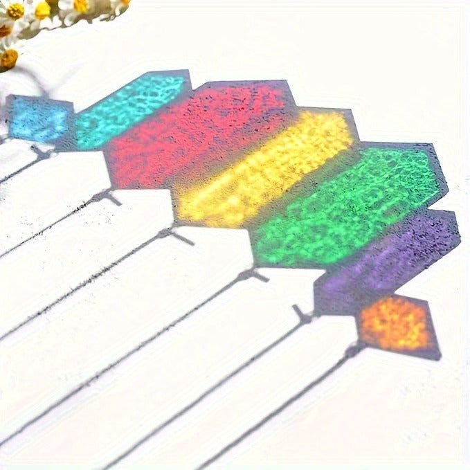 Glass Rainbow Suncatcher Hanging Ornament – Crystal Prism Window Sun Catcher for Garden, Patio & Home Decor — image 23