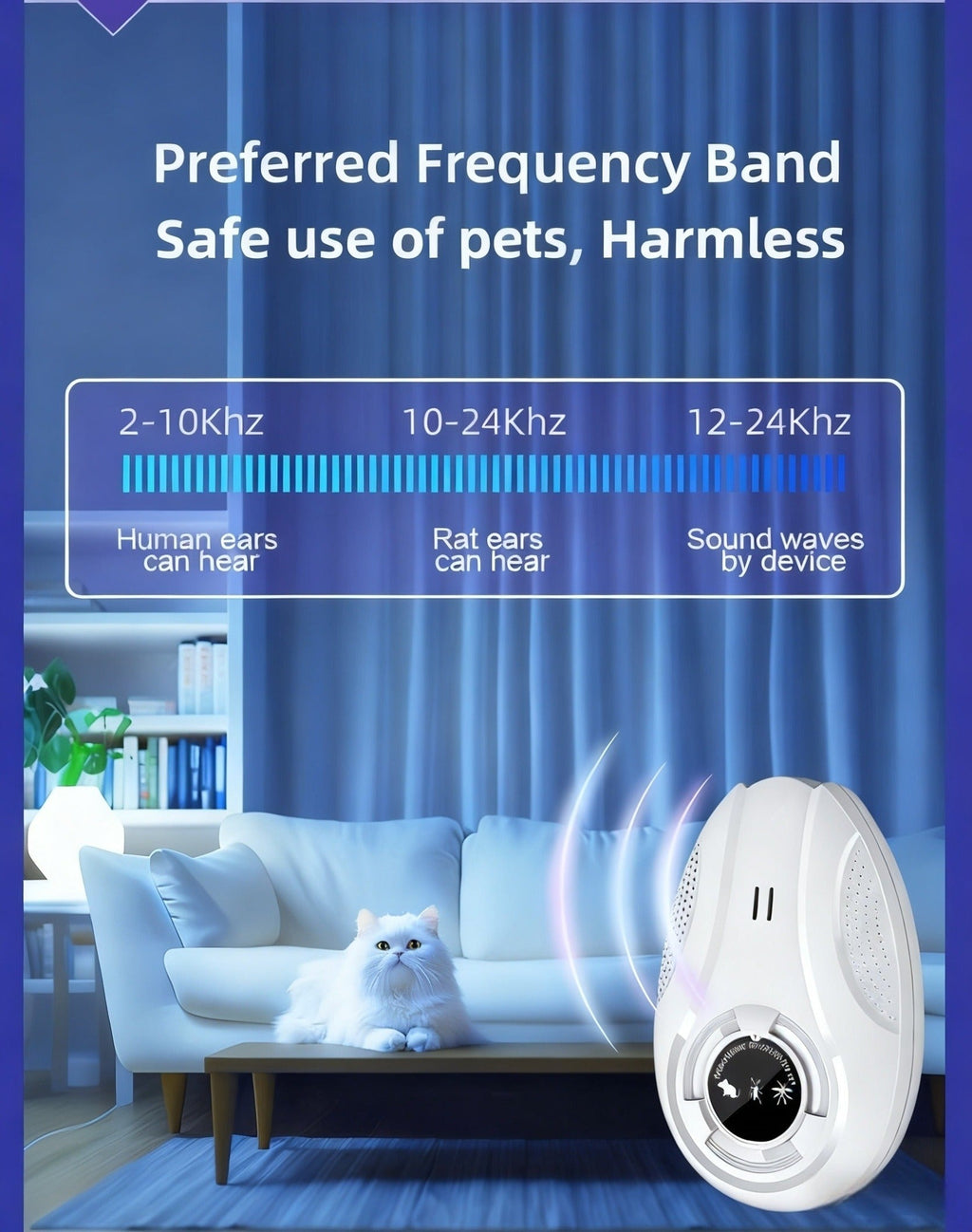 Electronic Pest Repeller, Soundwave Variable Frequency Insect for Home, Shop & Warehouse, Repels Mosquitoes — image 19