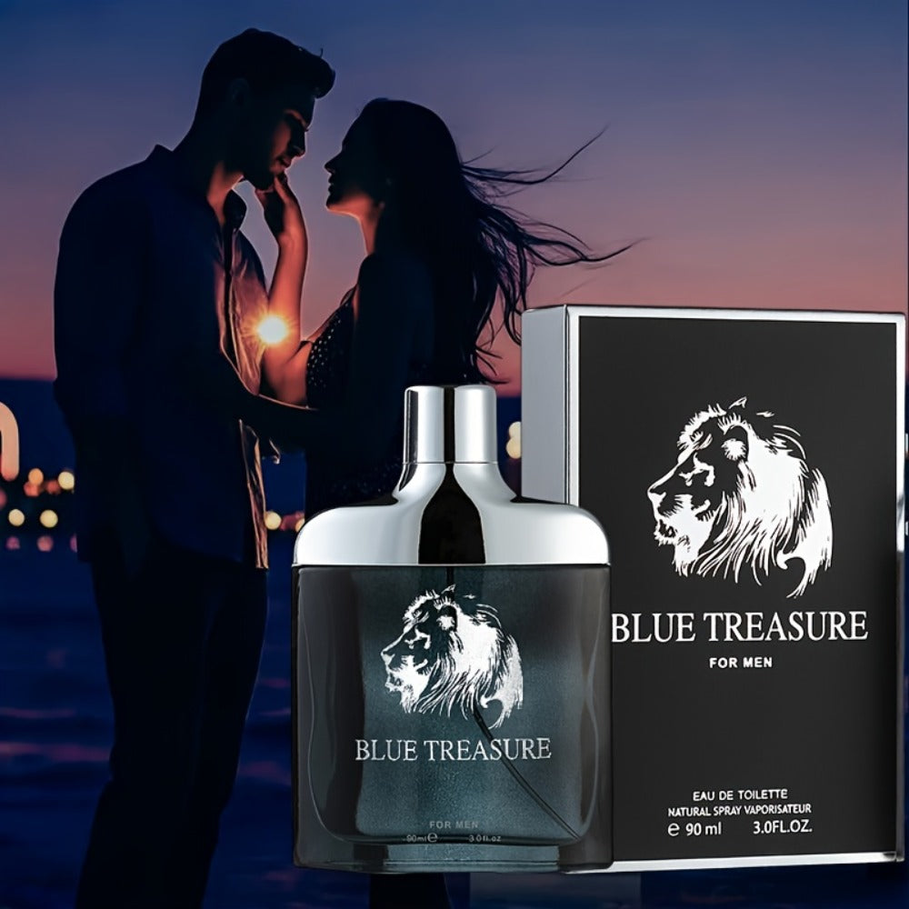 Perfume Unisex 100ml Blue Treasure Spray with Citrus, Spice, Oud, Sandalwood, Cedar, Amber and Musk — image 4
