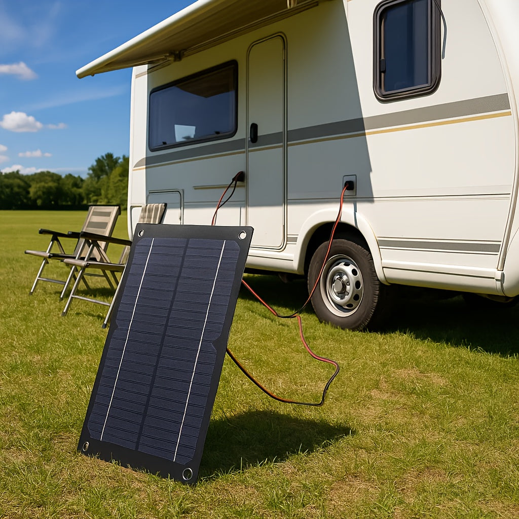 RV Solar Panel Kit 18V for Garden, Patio and Yard Use, with the Listed Configuration, for Everyday Use and Organized Storage 