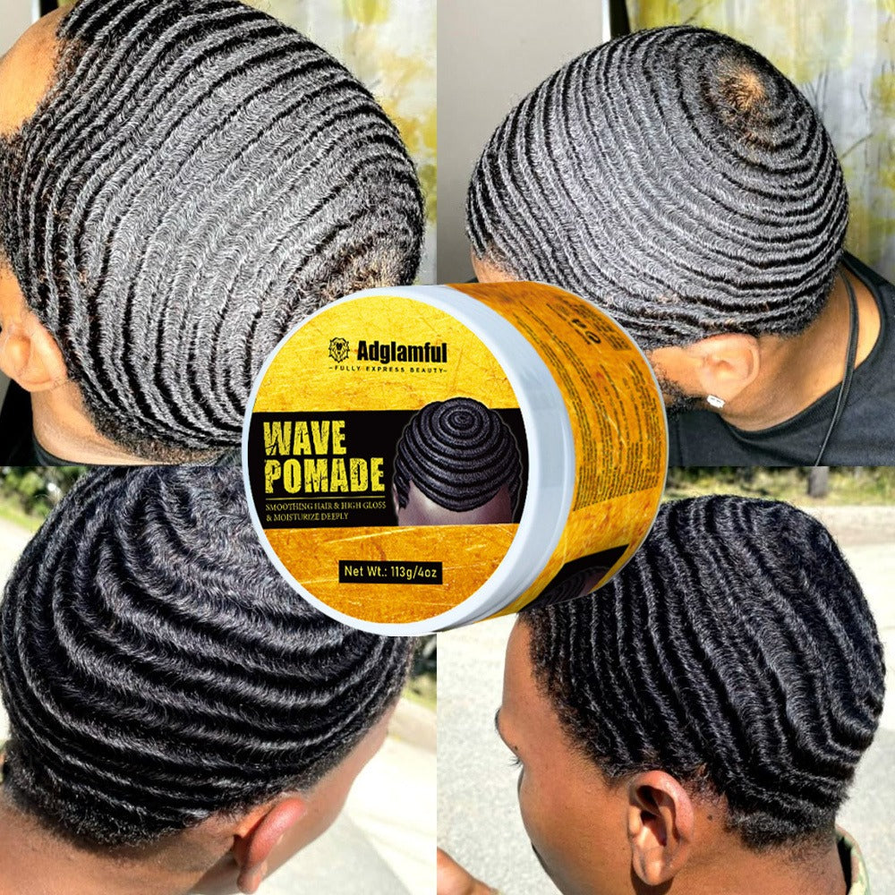 360 Wave Pomade for Men – Wave Control Defining Cream for Layered Waves, Volume & Texture | Non-Greasy, Water-Soluble — image