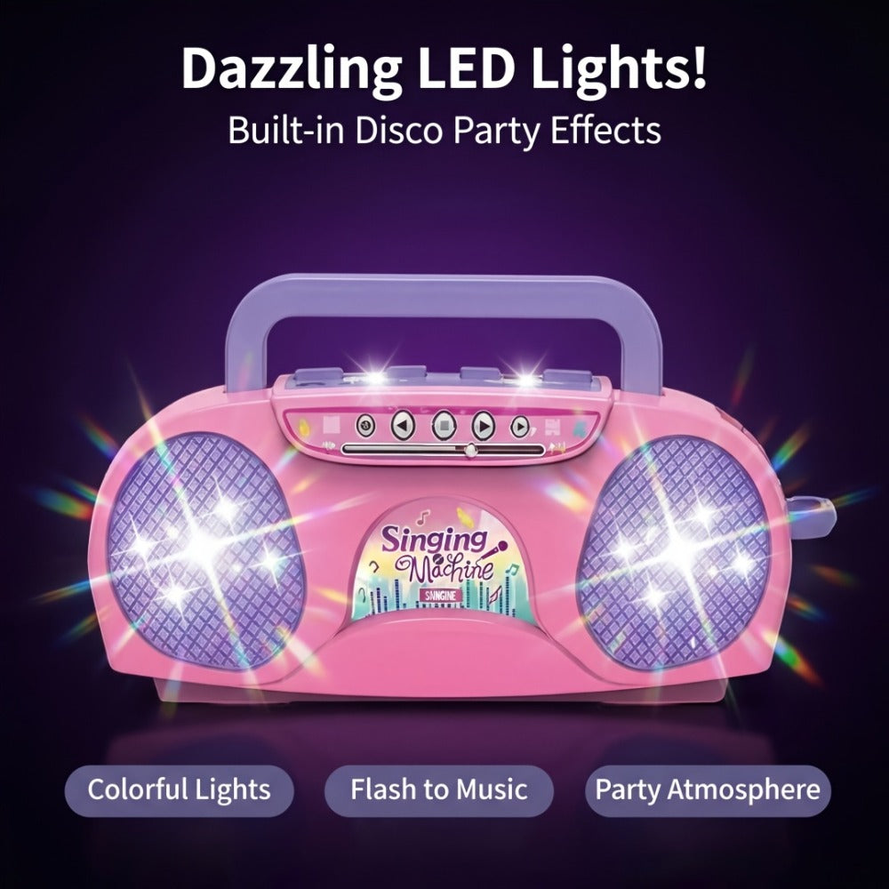 Kids Light-Up Singing Machine Toy with Microphone, All-in-One Music Toy for Boys & Girls Ages 3-7 — image 10