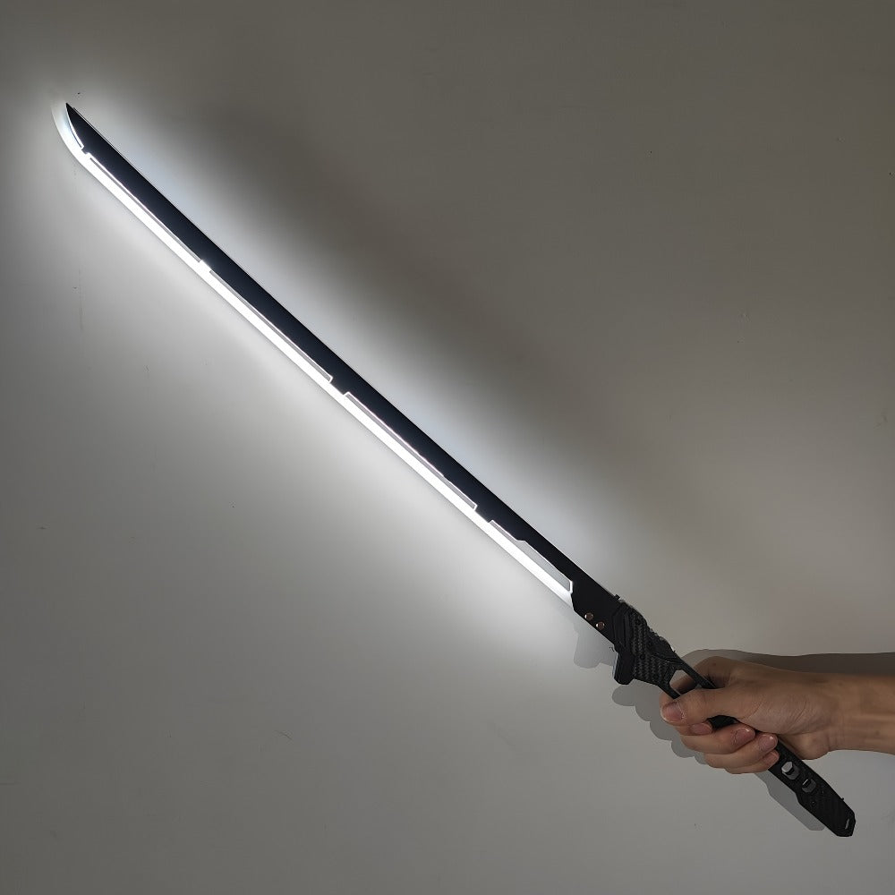 LED Cyberpunk Katana Prop 80cm Acrylic Luminous with the Listed Color, Size or Set Options for Everyday Use — image 26