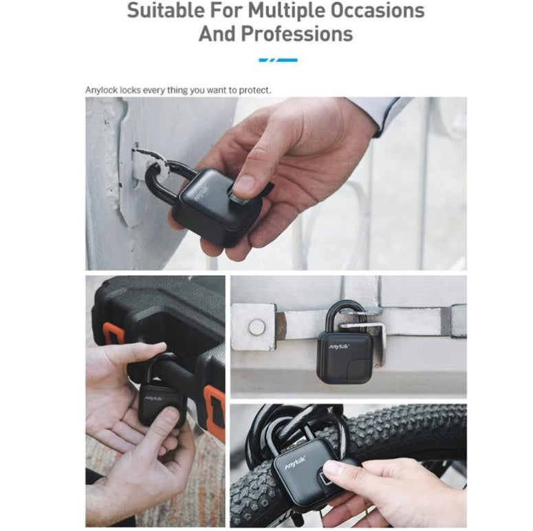 Waterproof Smart Fingerprint Padlock - Keyless Security Lock