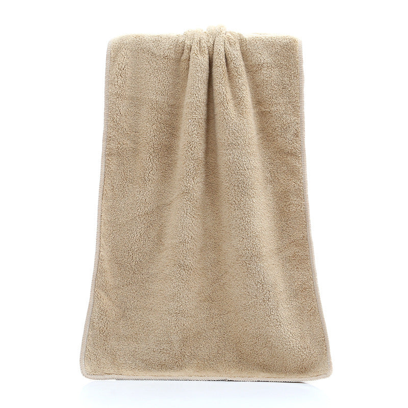 Soft Coral Fleece Microfiber Hand Towel
