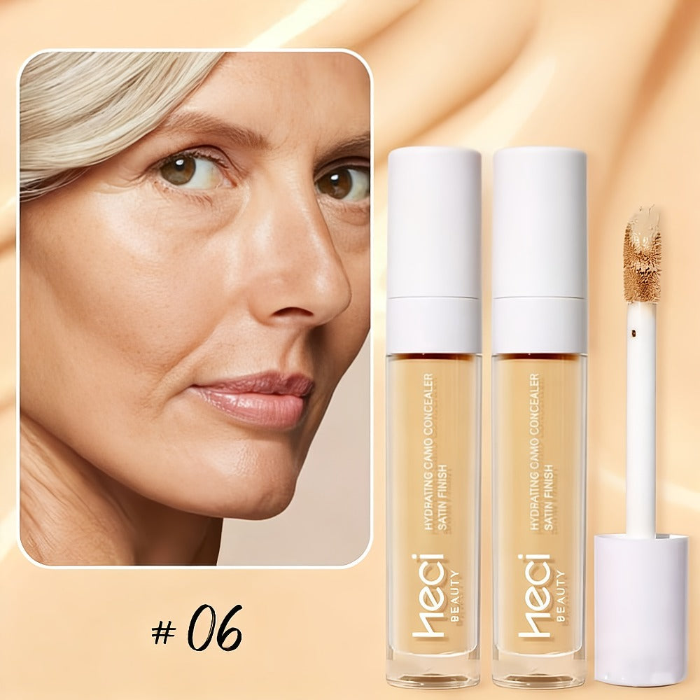 Liquid Concealer and Contour Stick Set 2 Pcs Buildable Coverage Pore Minimizing, for Makeup, Travel and Everyday Vanity Use —