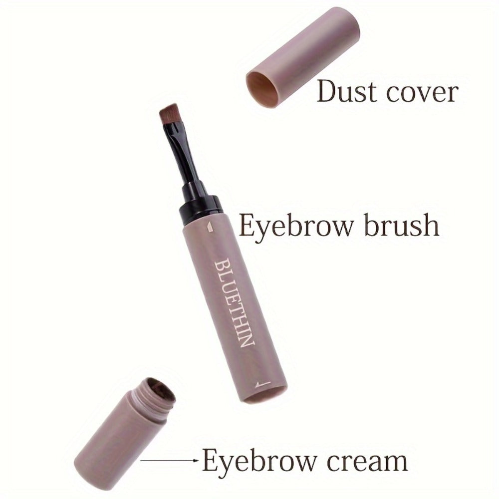 Waterproof Eyebrow Pencil Dual Ended with Angled Tip Flat Tip & Spoolie Brush Smudge Proof Long Lasting Brow Definer for Wome