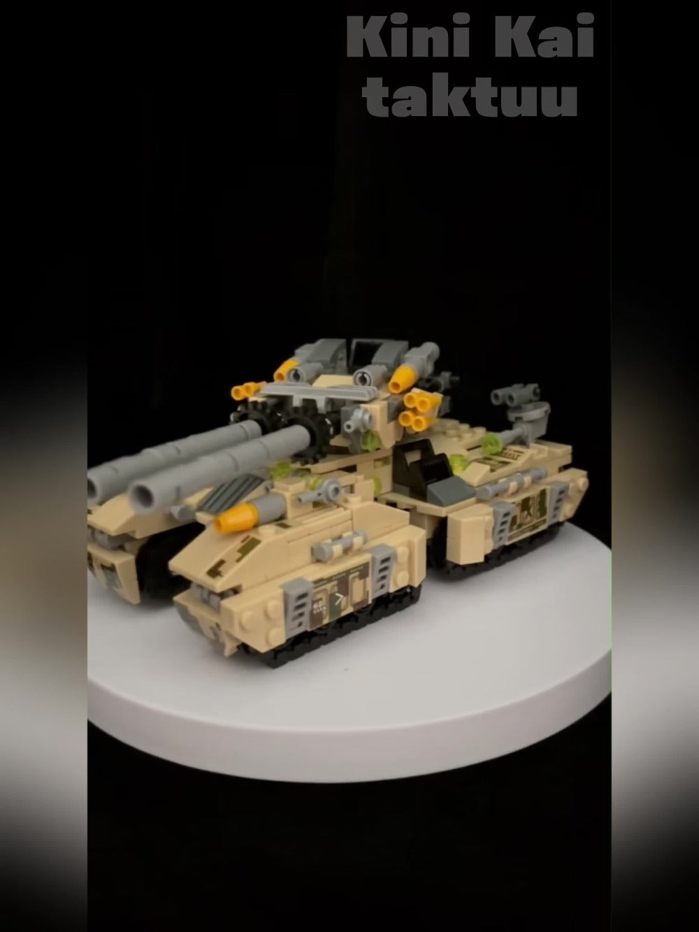 1628-Piece 8-in-1 Tank Building Block Model with White, Yellow, Bagged and Boxed Checkout Options — image 18
