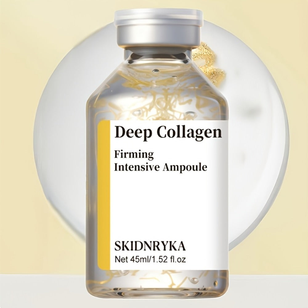 Face Serum SKINDRYKA Collagen, Hyaluronic Acid and Niacinamide in a 1.52oz Glass Dropper Bottle — image 6