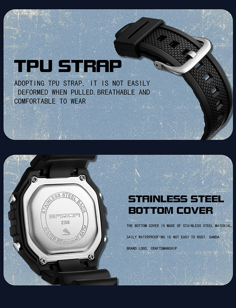 Swimming Waterproof Youth Electronic Watch Simple Alarm Clock