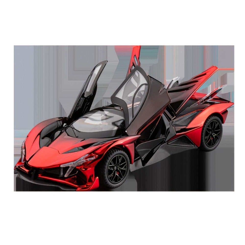 1:24 Scale Die-Cast Sports Car Model Collectible - Zinc Alloy Static Ornament with Realistic Details — image 6