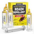 Roach Gel, 4-Pack Syringe Kitchen Bathroom Crack Crevice Trap for Home Cooking, Dining and Outdoor Meals — image 1