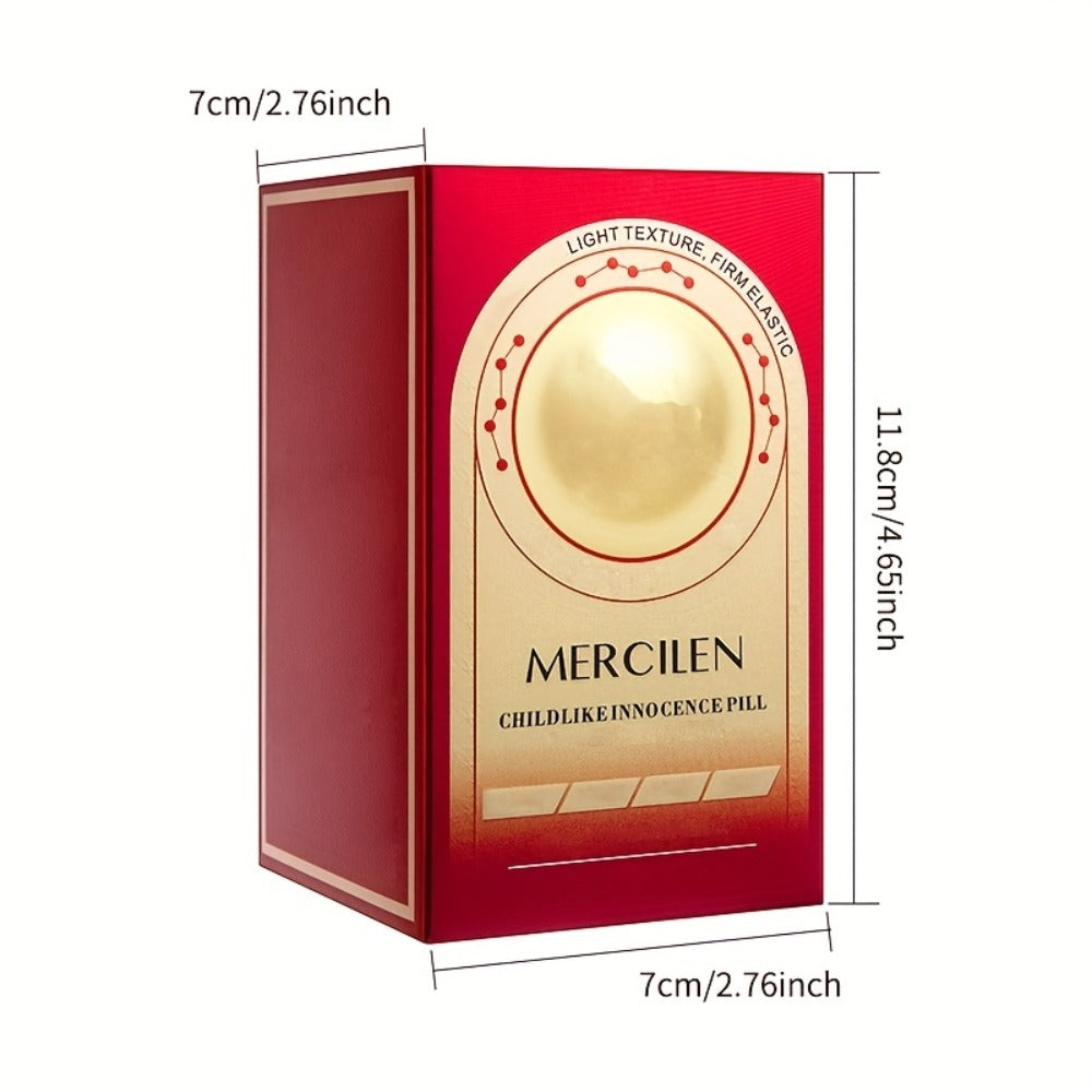 Face Serum Mercilen Collagen Capsules with Jojoba Oil, Plant Squalane and Glycerin in a 30-Piece Bottle — image 5