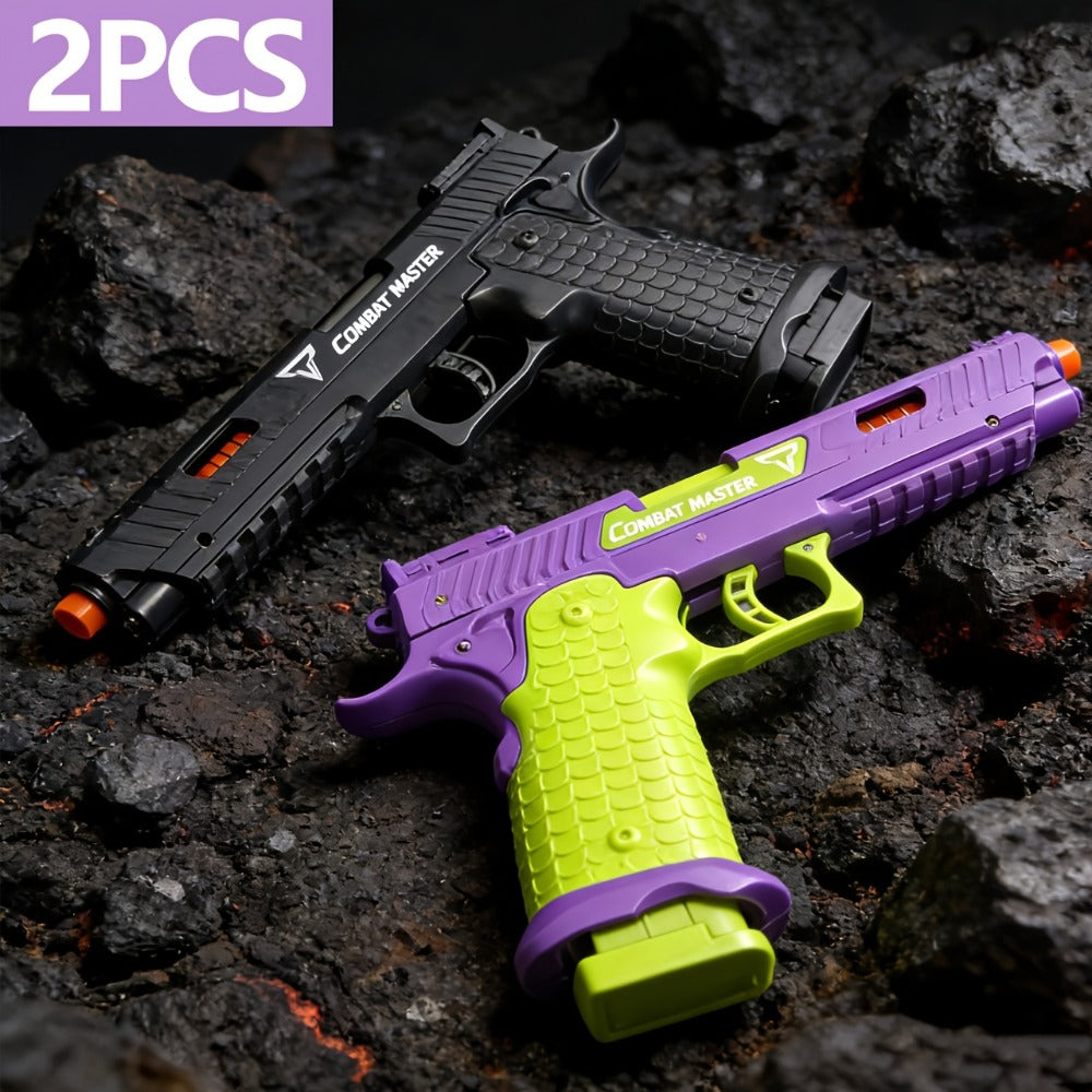 2011 Battle Master Semi-Auto Bullet Toy Gun with Shell Ejecting, 1 Magazine, 20 Simulation Bullets — image 11