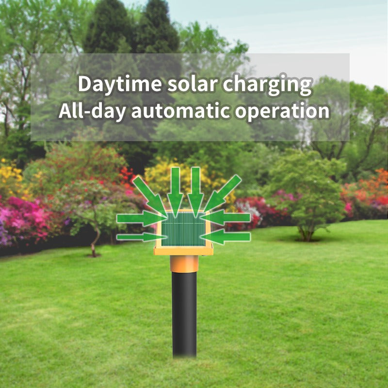 High Power Rat Repeller LED Light Source Variable Frequency Ultrasonic Snake Repeller Solar Rat Repeller