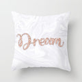 Pink sofa cushion cushion pillowcase