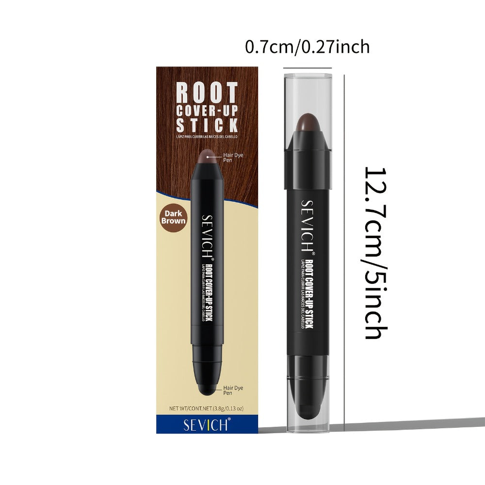Gray Hair Root Touch Up Pen for Men, Instant Coverage Beard & Hairline Dye Stick, No-Mix Precision Applicator — image 7