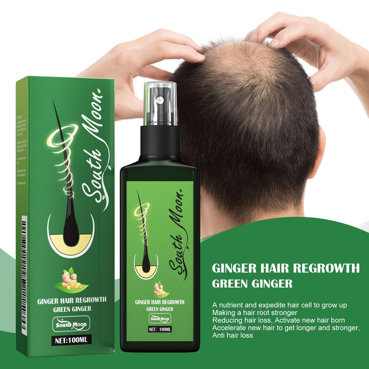 Hair Care Spray Nourishing And Nourishing Hair Massage Repair Hair And Scalp Care Solution