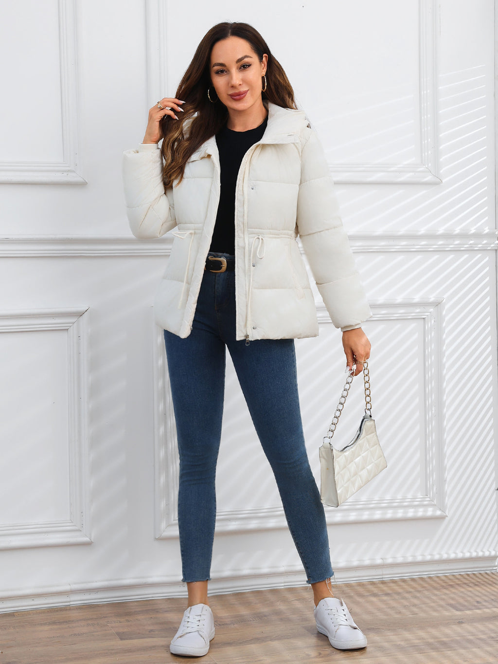 Women Puffer Coat Cotton-padded Jacket Cotton-padded
