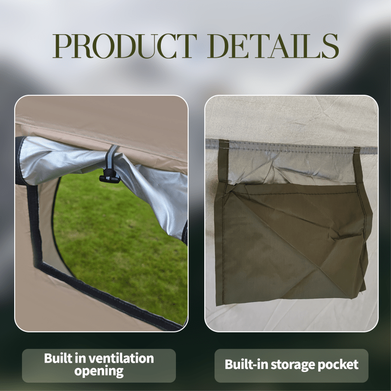 Bike Storage Tent Outdoor for Garden, Patio and Yard Use, with the Listed Configuration, for Everyday Use and Organized Stora