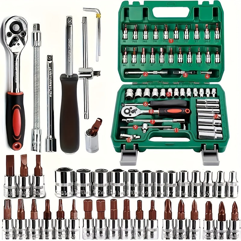 Automotive Mechanic Tool Set in 53-Piece, 325-Piece or 47-Piece with Gloves Checkout Options — image 1
