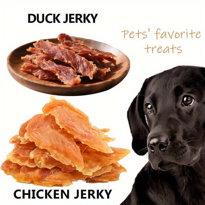 Dog Treats Chicken, Duck and Egg Yolk Assortment with Multi-Bag, 350g and 25 x 4g Options for Dog Reward Use — image 15