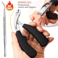 Two-Piece Nail Tool Set with Black-Handle Clipper and Slim Angled Detail Tool in Fitted Shapes — image 8