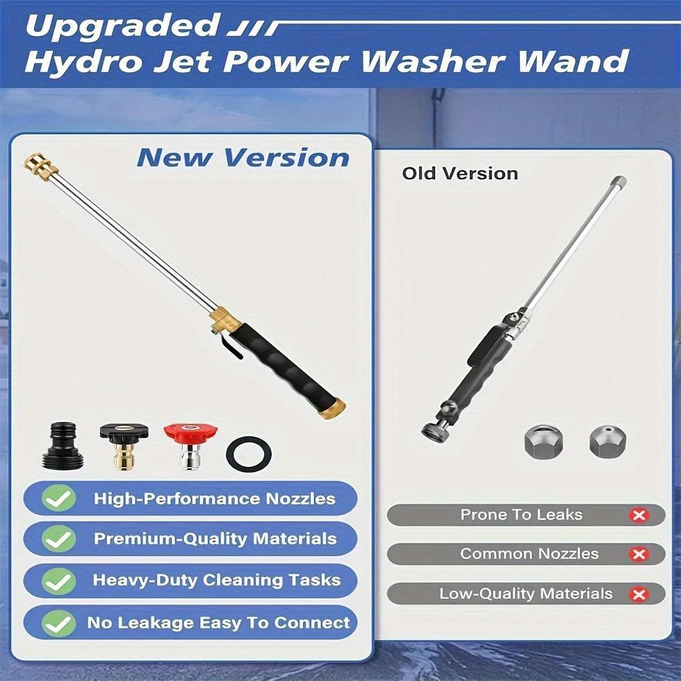 Pressure Washer Wand, Garden Hose Car Patio Yard Cleaning Nozzles for Garden, Lawn and Yard Watering — image 5