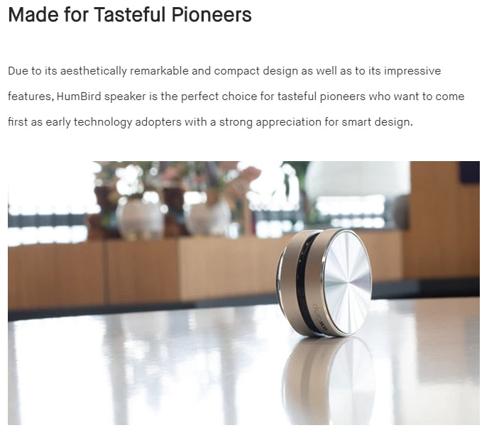 Bone Conduction Speaker Hummingbird Speaker Bone Conduction Audio Speaker Bluetooth TWS Wireless Audio