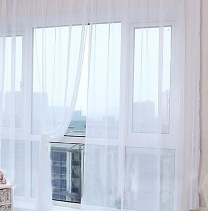 Curtains Solid Tulle Modern Curtains For Living Room Transparent Tulle Curtains Window Sheer For The Bedroom