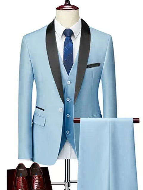 Men 3 Pieces Suit Set Men Wedding Suits Groom Tuxedos