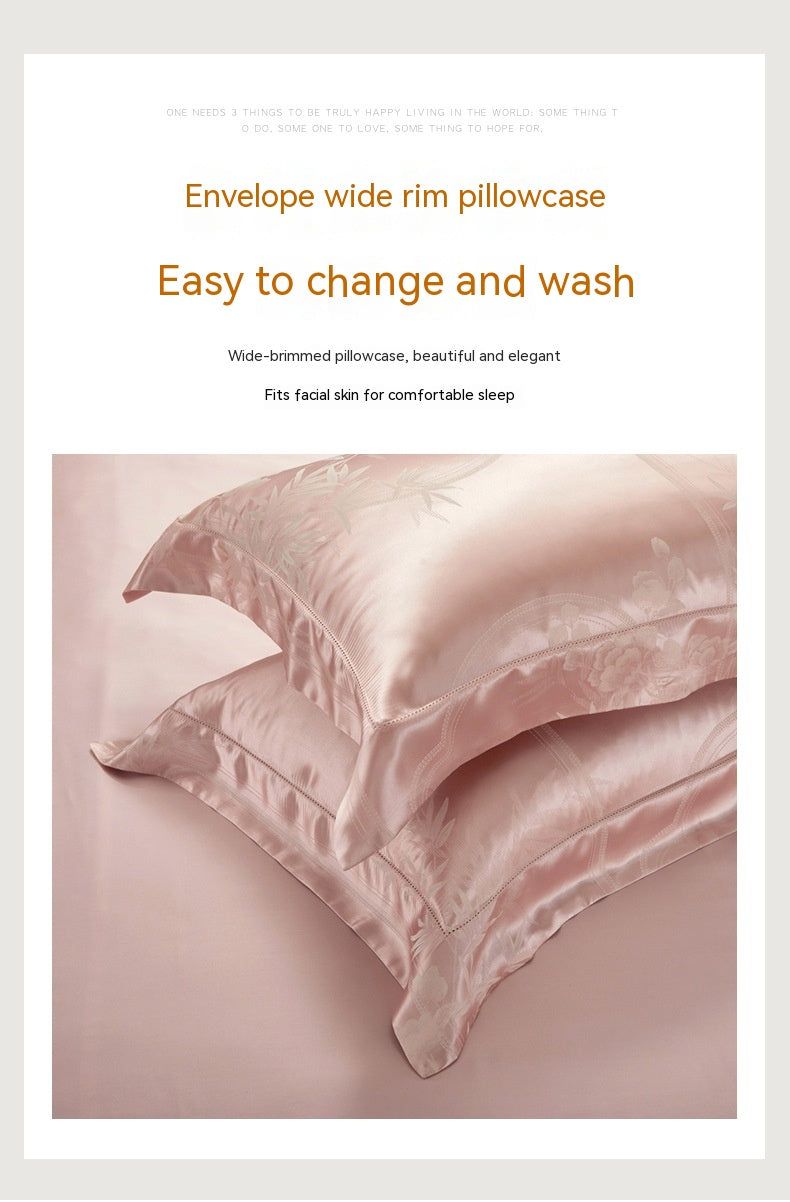 Silk Tencel Jacquard Bedding Four-piece Set