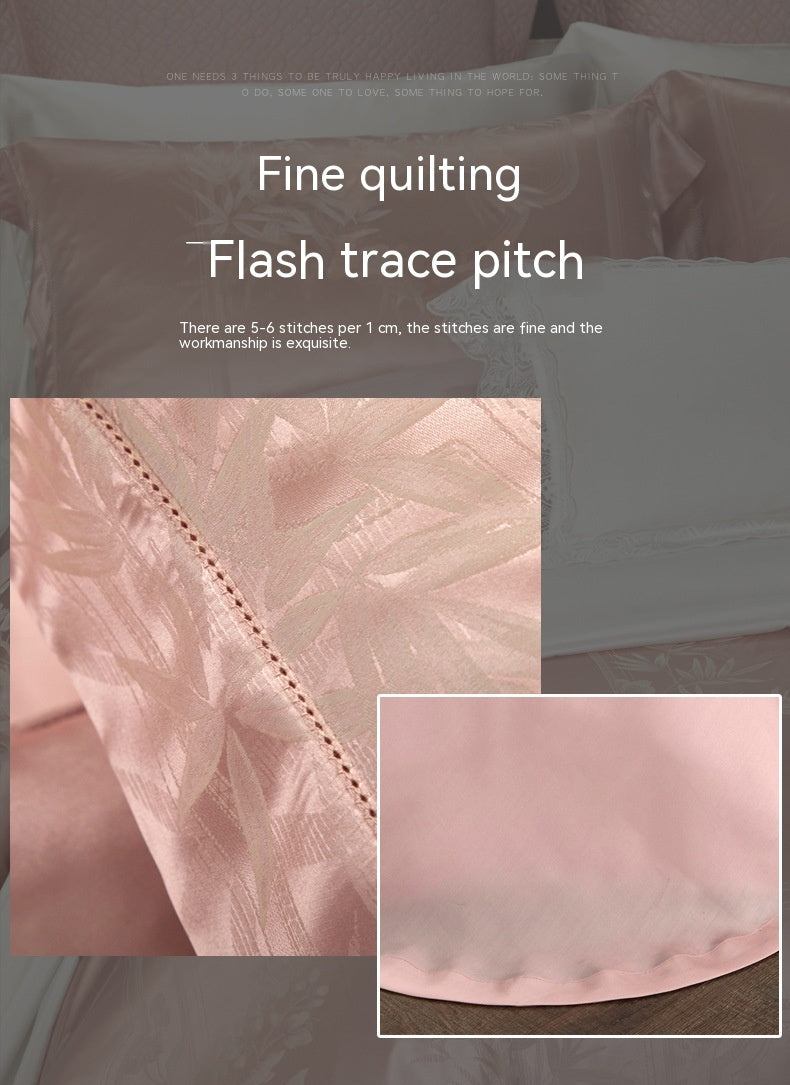 Silk Tencel Jacquard Bedding Four-piece Set