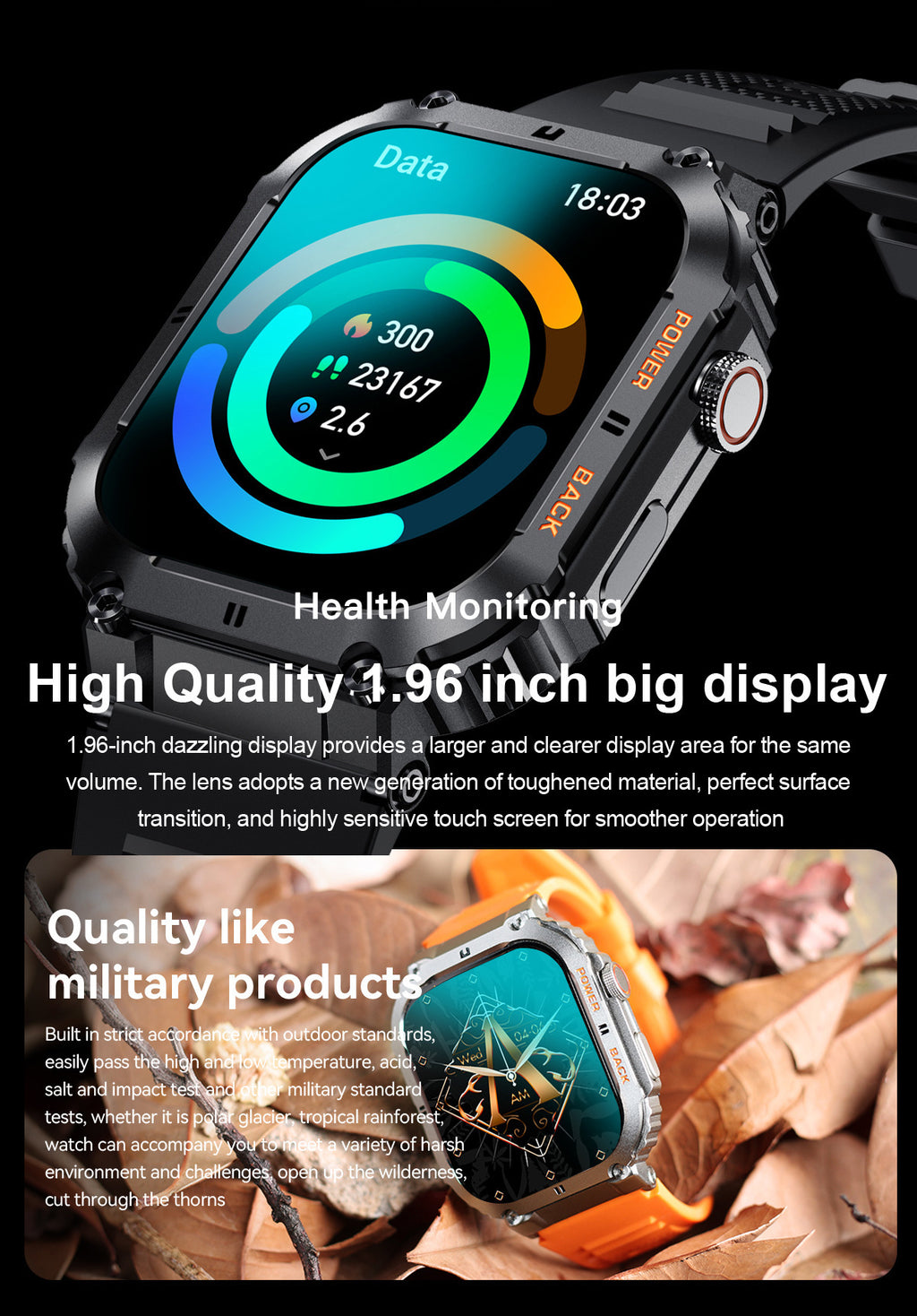 K57PRO Call Bluetooth Smartwatch