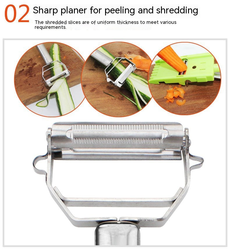 Multi-functional Stainless Steel Peeler Beam Knife Paring Knife Combination
