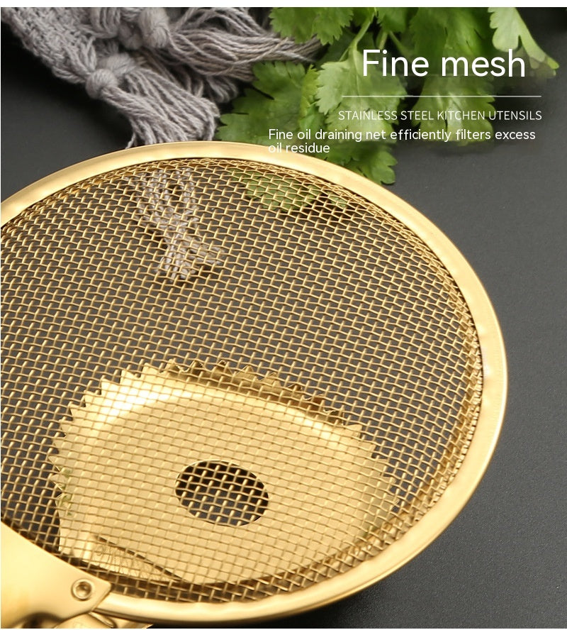 Kitchen Tools Stainless Steel Food Tong Fried Food Filter Clip