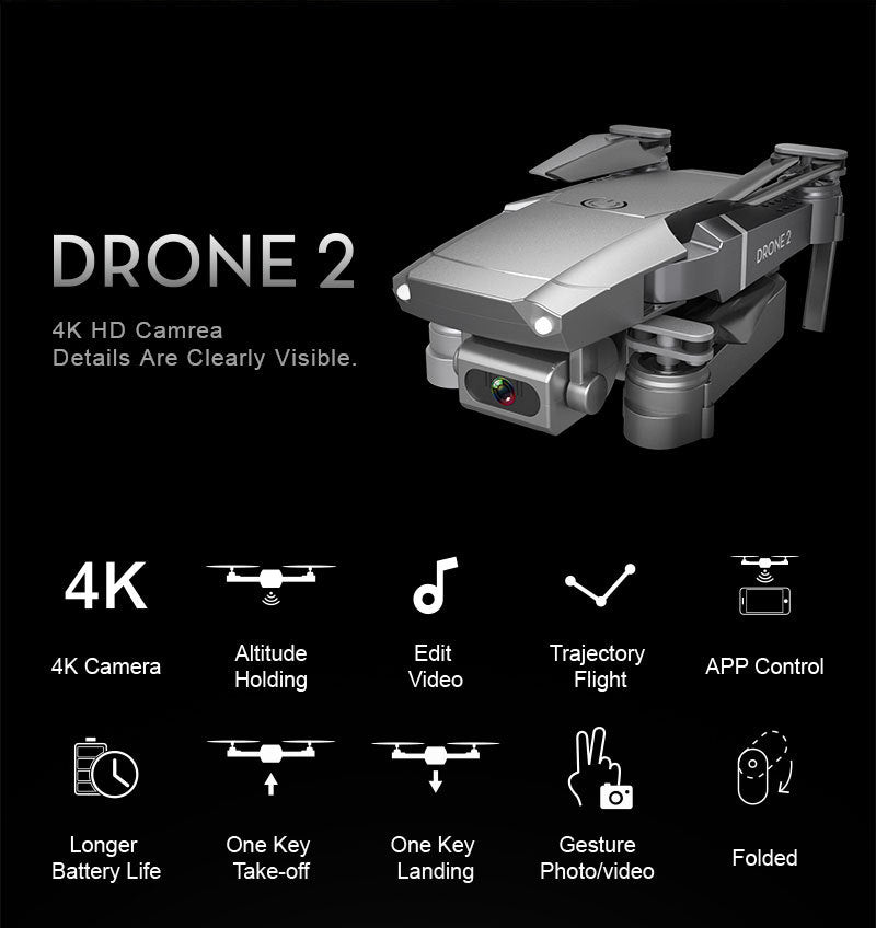 E68 Quadcopter Folding Drone