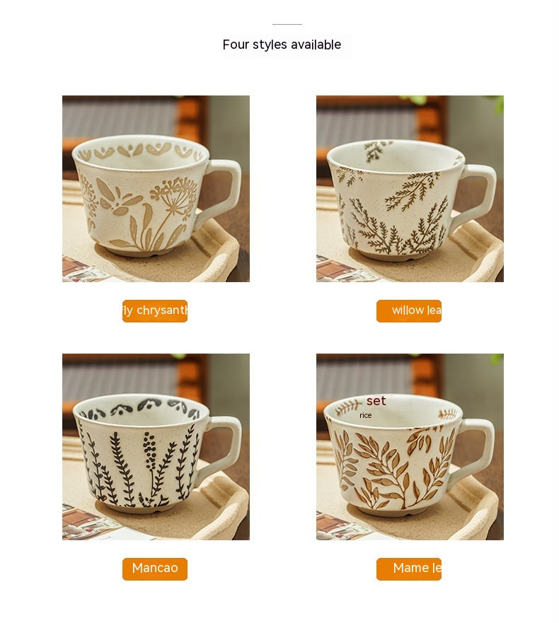 Minimalist Nordic Ceramic Home Hand-painted Mugs