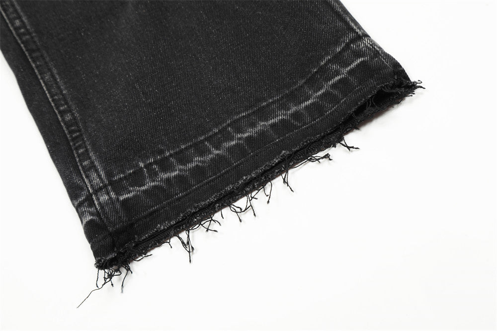 Vintage Fashion Denim Trousers For Men