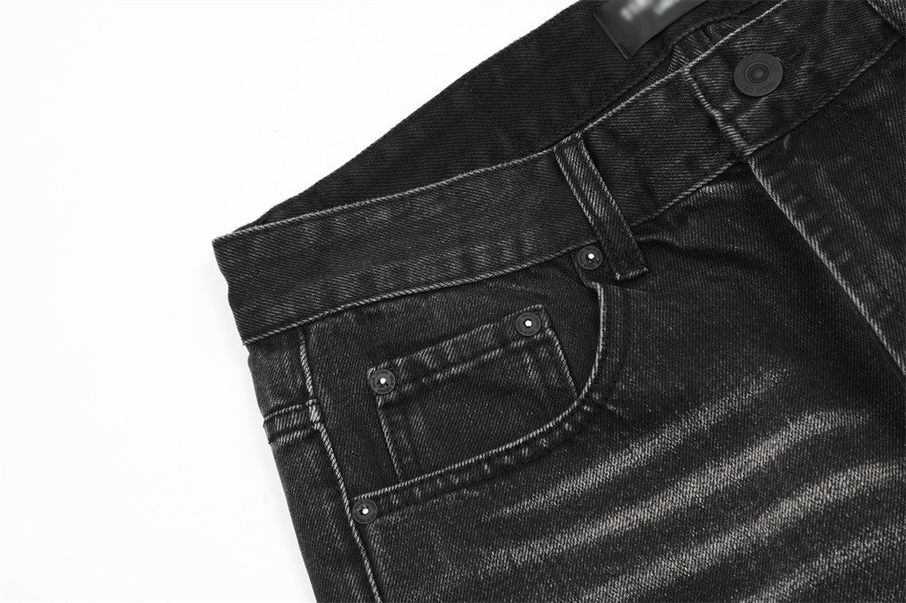 Vintage Fashion Denim Trousers For Men